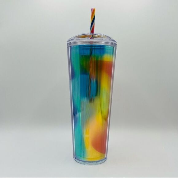 Starbucks Rainbow Kaleidoscope 24oz. Tumbler - Picture 2 of 5